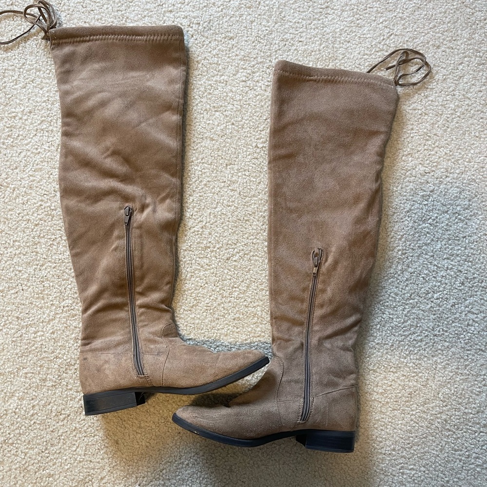 Over the Knee Boots Brown